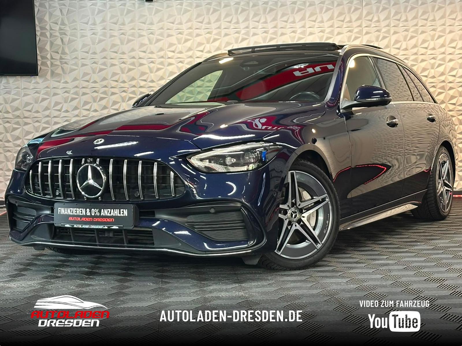 Mercedes-Benz C300d AMG DISTR#SPUR#HUD#PANO#MEMO#360#SHZ#AHK